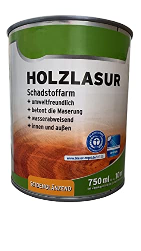 4 x 0,75 L Wilckens Holzlasur Wasserbasis Seidenglänzend innen/Außen 3 L Farbwahl, Farbe:Farblos von Blueshop