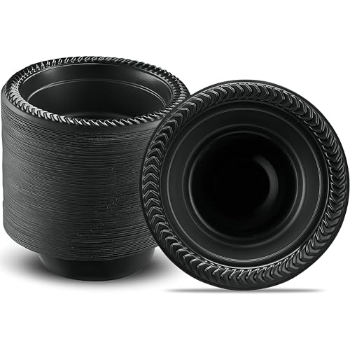 BLUESKY Cuisine Kunststoffschalen, 142 ml, langlebig und mikrowellengeeignet, perfekt für Partys, Hochzeiten und den täglichen Gebrauch, Schwarz, 100 Stück BLUESKY Cuisine Kunststoffschalen, 142 ml, langlebig und mikrowellengeeignet, perfekt für Partys, Hochzeiten und den täglichen Gebrauch, Schwarz, 100 Stück von Bluesky