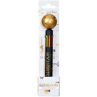 BlueSky Kugelschreiber Harry Potter - Stift "Schnatz" 8 in 1 (mehrfarbig) schwarz, Schreibfarbe: farbsortiert, 1 St. von Bluesky