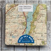 Vintage Map Set Von 4 Landkarten Cubria/Lake Distrikt von Blueskymaps