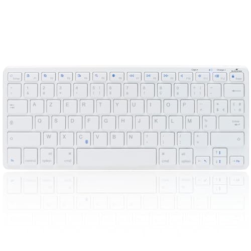 Bluestork - Wiederaufladbare Mini-Tastatur für Mac – kabellose Mac-Tastatur mit langer Laufzeit – Multimedia-Hotkeys – Mini-Tastatur für Mac Französisch AZERTY, kompakt (wiederaufladbare Mac-Tastatur) Bluestork - Wiederaufladbare Mini-Tastatur für Mac – kabellose Mac-Tastatur mit langer Laufzeit – Multimedia-Hotkeys – Mini-Tastatur für Mac Französisch AZERTY, kompakt (wiederaufladbare Mac-Tastatur) von Bluestork