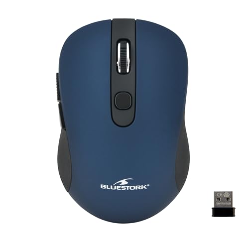 The G-Lab Nouveau BLUESTORK Souris sans fil 6 boutons bleu Metal - 2,4 GHz - jusque 1600 DPI - Compatible Windows et Mac von Bluestork