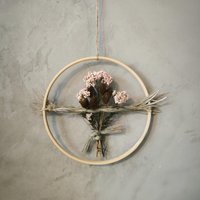 Trockenblumenring - Natürliche Eleganz in Warmen Farben Trockenblumenring - Natürliche Eleganz in Warmen Farben von Bluetenkonfetti