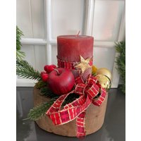 Hand-Made Adventsgesteckweihnachtsgesteck Schale Sternantiktischgesteck Rot Hand-Made Adventsgesteckweihnachtsgesteck Schale Sternantiktischgesteck Rot von Bluetenzauberei