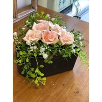 Kleines 17 X 15 cm „Kleines Sommer Herz Grabschmuck Grabgesteck Kunstblumen-Allerheiligen Gesteck Grabgesteck-Grabschmuck von Bluetenzauberei
