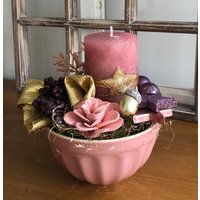 Kleines Geschenk Adventsgruß Adventsgesteck Weihnachtsgesteck Tischgesteck Nikolaus Deko Kleines Geschenk Adventsgruß Adventsgesteck Weihnachtsgesteck Tischgesteck Nikolaus Deko von Bluetenzauberei