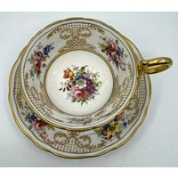 Hammersley Lady Eileen F. Howard Signierte Teetasse Und Untertasse von Bluewillowteashop
