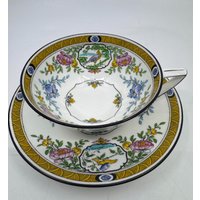 Minton Antike Tasse Und Untertasse. Reg.-Nr. 621111 von Bluewillowteashop