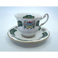 Royal Adderley Alberta Tartan Teetasse Und Untertasse von Bluewillowteashop