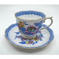 Royal Albert 1930Er Handbemalte Teetasse Und Untertasse von Bluewillowteashop