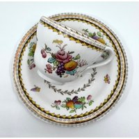 Spode Rockingham Trio Teetasse Untertasse Und Beistellteller von Bluewillowteashop