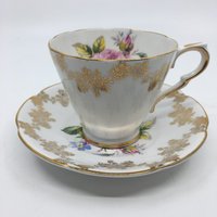 Vintage Collingwood Teetasse Mit Untertasse von Bluewillowteashop