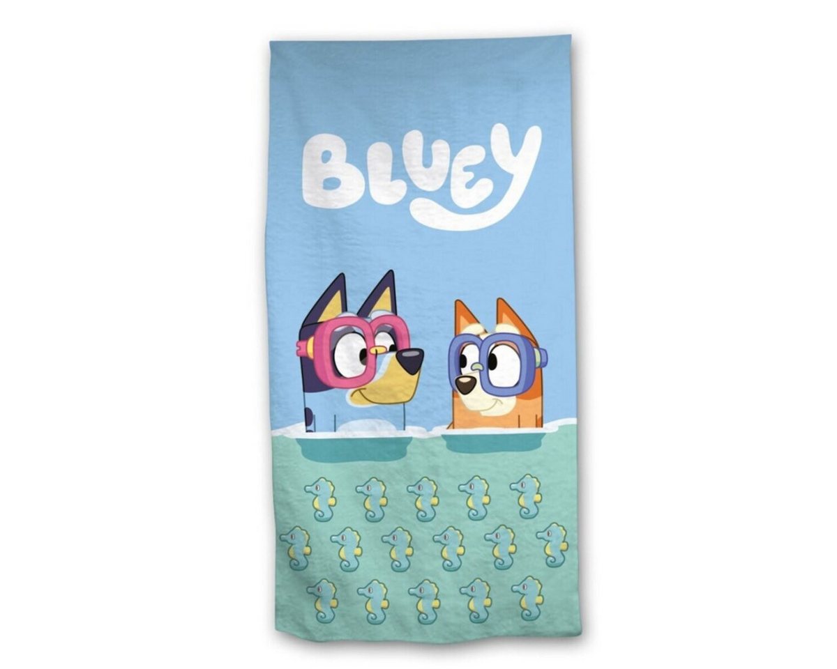 Bluey Badetücher Bluey Strandhandtuch Kinder – Badetuch 70x140cm, 100% Polyester (1-St) von Bluey