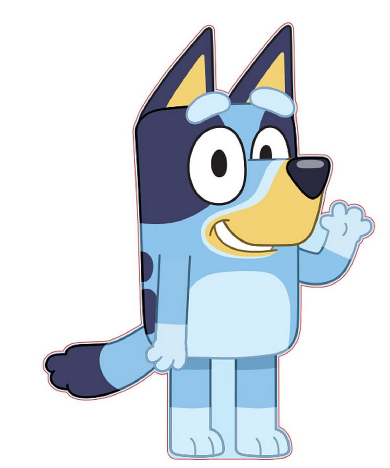 Bluey Dekokissen Dekokissen in 3D-Optik für Sofa & Bett von Bluey