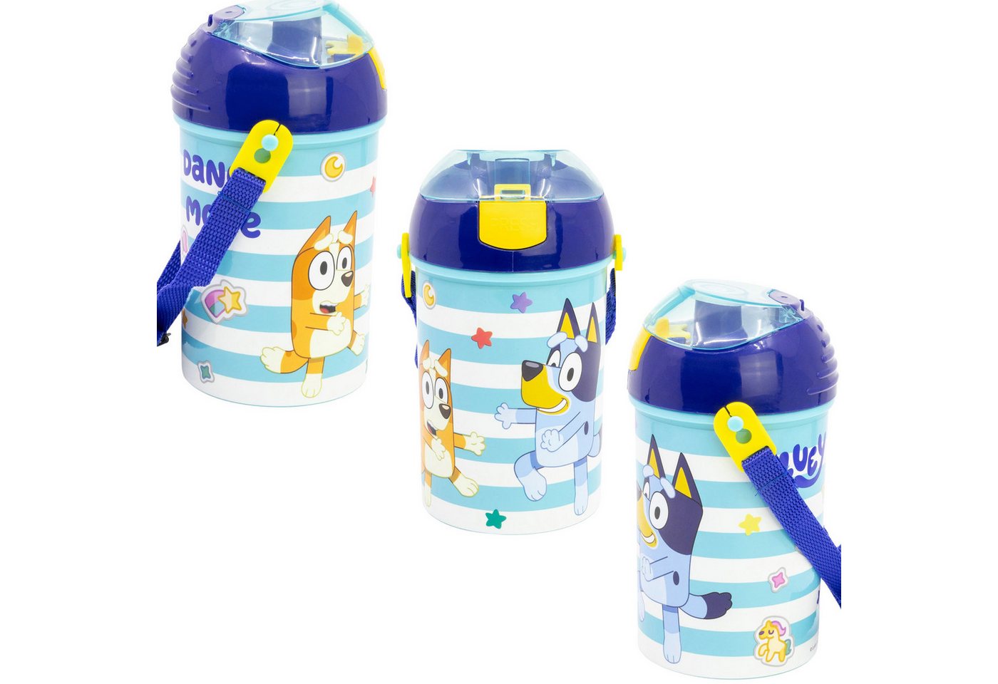 Bluey Trinkflasche Bluey Bingo Kinder Wasserflasche Trinkflasche Flasche 450 ml Tragegurt Bluey Trinkflasche Bluey Bingo Kinder Wasserflasche Trinkflasche Flasche 450 ml Tragegurt von Bluey