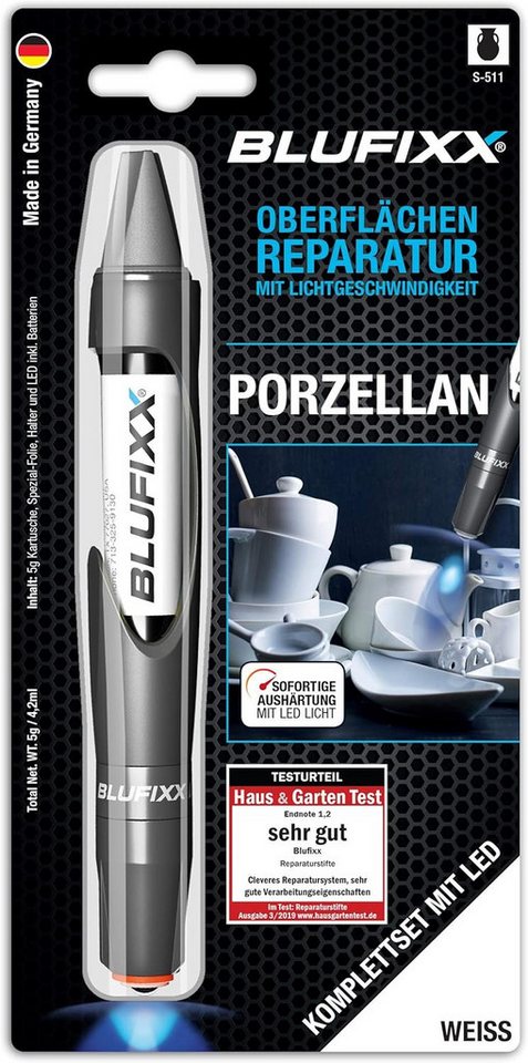 Blufixx Reparatur-Set BLUFIXX Smart-Repair Spezial Set (Porzellan) MGS WEISS DE von Blufixx