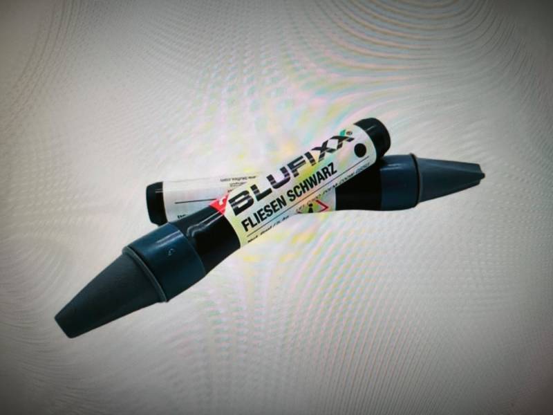 Blufixx Reparatur-Set Ersatzkartusche für Fliesen Schwarz - BLUFIXX SMART REPAIR von Blufixx