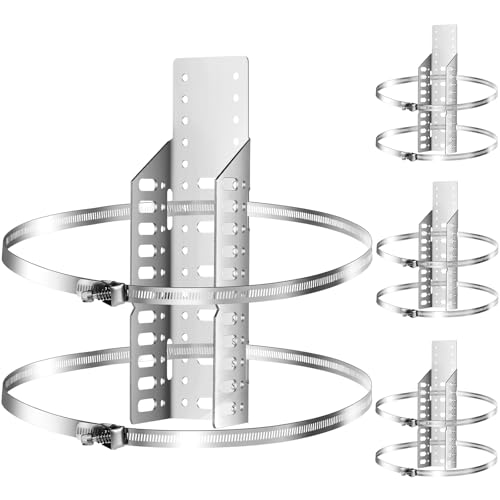 Blulu 4 Set Ausgleichsbehälter-Montagehalterung Thermo-Ausgleichsbehälterhalter mit 8 Warmwasserbereitergurten Erdbebenriemen Stickstoff-Propanhalter für 1,8 l oder 33 cm Durchmesser Stange Blulu 4 Set Ausgleichsbehälter-Montagehalterung Thermo-Ausgleichsbehälterhalter mit 8 Warmwasserbereitergurten Erdbebenriemen Stickstoff-Propanhalter für 1,8 l oder 33 cm Durchmesser Stange von Blulu