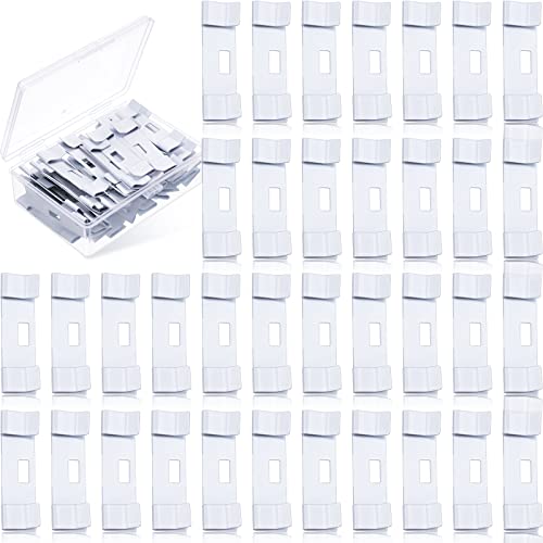 Vertikale Jalousie Reparatur Flügelschoner Blind Reparaturclip Vertikale Jalousie Reparatur Tabs, Fenster Jalousien Ersatz, Weiß (50) von Blulu