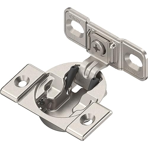 BLUM COMPACT Möbel Scharnier 107° mit Feder zum Schrauben, inkl. Montageplatte von Blum