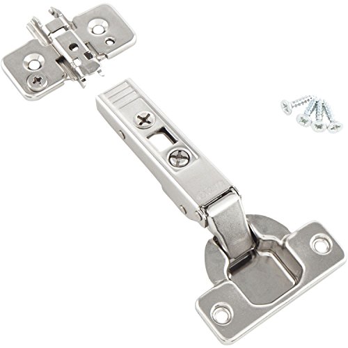 BLUM Clip top Möbel-Scharnier | Möbelband; Eckanschlag ohne Feder, 2 Stück inkl. Montageplatten, Schrauben und Montageanleitung BLUM Clip top Möbel-Scharnier | Möbelband; Eckanschlag ohne Feder, 2 Stück inkl. Montageplatten, Schrauben und Montageanleitung von Blum