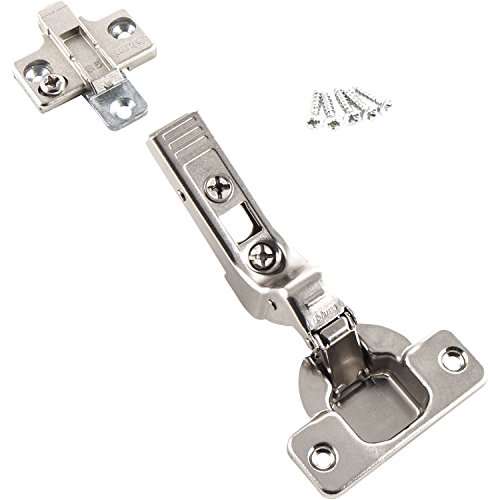 BLUM Clip top Profiltür-Scharnier | Möbelband; Innenanschlag, 2 Stück inkl. Montageplatten, Schrauben und Montageanleitung BLUM Clip top Profiltür-Scharnier | Möbelband; Innenanschlag, 2 Stück inkl. Montageplatten, Schrauben und Montageanleitung von Blum