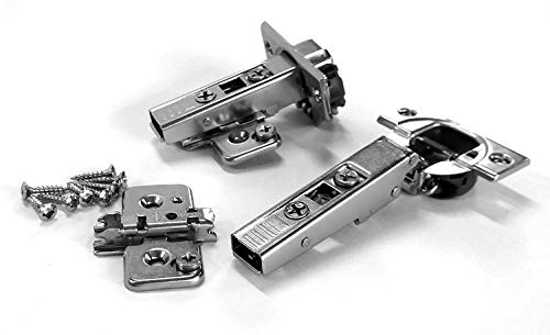 Blum Blum Blumotion Soft-Close-Scharniere, 110 Grad, selbstschließend, mit Montageplatten (komplett – Overlay – 8 Stück) von Blum