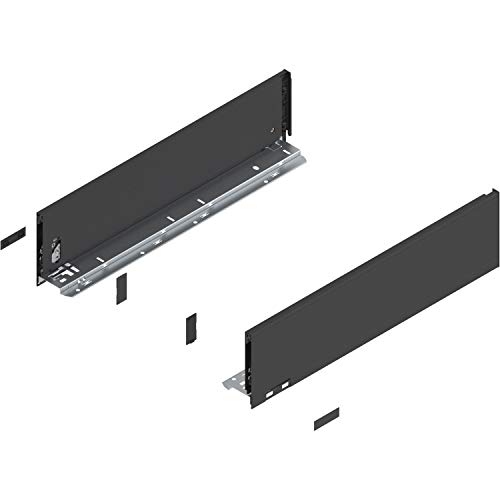 Blum Legrabox pure H K Schubladenschienen Set | 1 Paar, 40kg 400mm | Tip On Vollauszug, seidenweiß von Blum