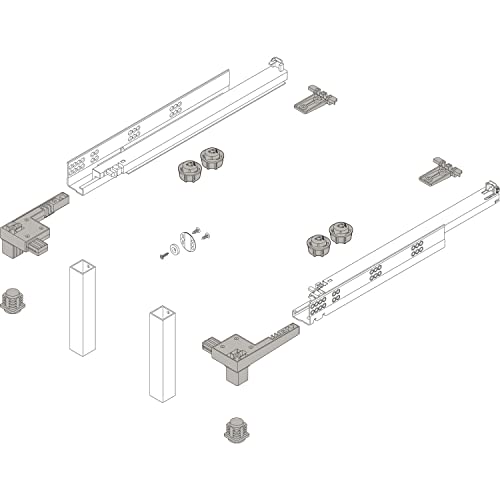 Blum Sockelbeschlag SPACE STEP Set, 410 mm von Blum