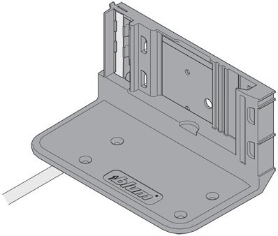 Blum Z10D7201 TANDEM plus BLUMOTION SERVO-DRIVE Doppel-Tretlager für zwei Dr, Staubgrau/Zink von Blum