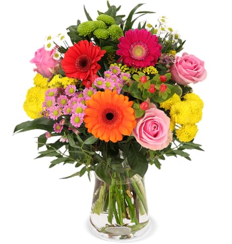 Blumenstrauß “Danke Mama", 7-Tage-Frischegarantie, Qualität vom Floristen, Ideales Blumengeschenk, Schneller Blumenversand zum Muttertag von Blume Ideal