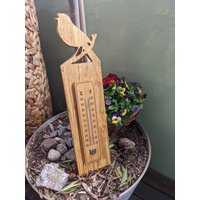 Thermometer Holz Außen Außenthermometer Für Garten, Terrasse Oder Balkon Personalisierte Holzdeko Geschenk Thermometer Holz Außen Außenthermometer Für Garten, Terrasse Oder Balkon Personalisierte Holzdeko Geschenk von BlumenTornadoDE
