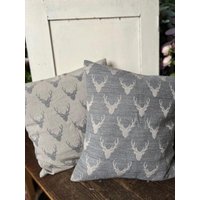 Kissen 40x40 Mit Hirschmotiv | Dekokissen Für Sofa & Wohnzimmer Rustikale Heimdekoration von Blumenamplatzlstore