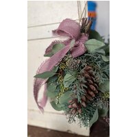 Rustikales Weihnachts-sträußchen/Deko-Arrangement - Handgemachtes Unikat Aus Echten Materialien von Blumenamplatzlstore