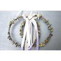 Boho Hochzeit Ringe Aus Eukalyptus Hochzeitsdekoration Boho Hochzeit Ringe Aus Eukalyptus Hochzeitsdekoration von BlumenatelierShop