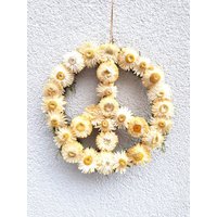 Friedenszeichen - Peace Zeichen Trockenblumen von BlumenatelierShop