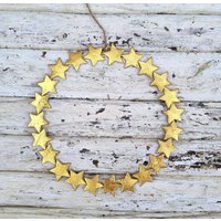 Funkelnder Sternenkranz Gold von BlumenatelierShop
