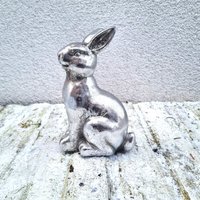 Hase Silber von BlumenatelierShop