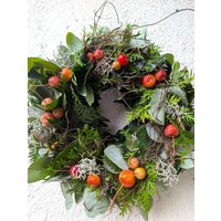 Herbstkranz Kranz Mit Äpfelchen Apfeltraum Herbstkranz Kranz Mit Äpfelchen Apfeltraum von BlumenatelierShop