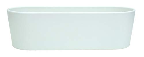 Kunststoff Flori Blumenkasten weiss L 26.5 cm B 10.0 cm H 08.0 cm von Blumenkasten Kunststoff