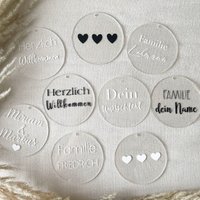 Personalisierte Acrylscheibe| Willkommensschild| Dein Wunschtext| Türschild| Acrylschild| Schriftzug Nach Wunsch - Blumenkranz.liebe Personalisierte Acrylscheibe| Willkommensschild| Dein Wunschtext| Türschild| Acrylschild| Schriftzug Nach Wunsch - Blumenkranz.liebe von BlumenkranzLiebe