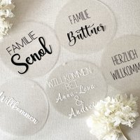Personalisierte Acrylscheibe| Willkommensschild| Dein Wunschtext| Türschild| Acrylschild| Schriftzug Nach Wunschihochzeit - Blumenkranz.liebe Personalisierte Acrylscheibe| Willkommensschild| Dein Wunschtext| Türschild| Acrylschild| Schriftzug Nach Wunschihochzeit - Blumenkranz.liebe von BlumenkranzLiebe