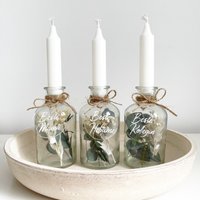 Personalisiertes Kerzenglas Mit Trockenblumen I Glas | Kerzenhalter |Tischdeko |Mitbringsel| Geschenkidee -Blumenkranz.liebe Personalisiertes Kerzenglas Mit Trockenblumen I Glas | Kerzenhalter |Tischdeko |Mitbringsel| Geschenkidee -Blumenkranz.liebe von BlumenkranzLiebe