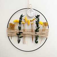 Trockenblumenkranz Blumenwiese Itrockenblumenkränzchenifensterkranzi Türkranzi Einzugsgeschenki Eschenkidee I Mitbringsel -Blumenkranz.liebe von BlumenkranzLiebe