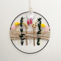 Trockenblumenkranz Blumenwiese Itrockenblumenkränzchenifensterkranzi Türkranzi Einzugsgeschenkigeschenkidee I Mitbringsel -Blumenkranz.liebe von BlumenkranzLiebe