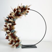 Trockenblumenkranz Imetallring Stehendi Blumenkranz Hochzeitsgeschenki Einzugsgeschenk I Geschenkidee Wunschanfertigung-Blumenkranz.liebe von BlumenkranzLiebe