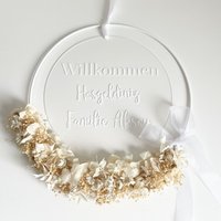 Trockenblumenkranz Mit Personalisierter Acrylglasscheibe I Türkranz | Einzugsgeschenk |Hochzeitsgeschenk Geschenkidee-Blumenkranz.liebe Trockenblumenkranz Mit Personalisierter Acrylglasscheibe I Türkranz | Einzugsgeschenk |Hochzeitsgeschenk Geschenkidee-Blumenkranz.liebe von BlumenkranzLiebe