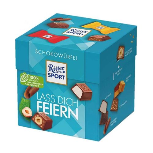 Ritter Sport Schokowürfel Lass dich feiern (176g) von Blumenshop.de