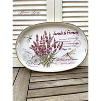 Tablett " Lavendel von BlumereiBerger