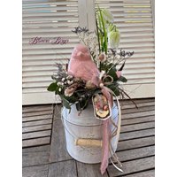 Vogelnest Im " Shabbyeimer von BlumereiBerger